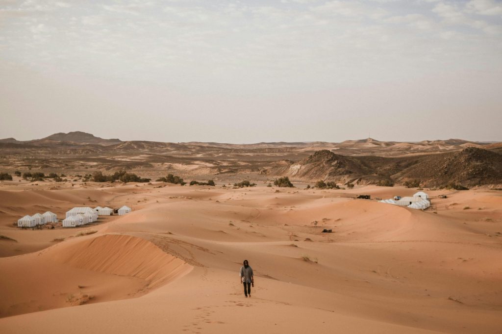 excursion dans le désert du maroc